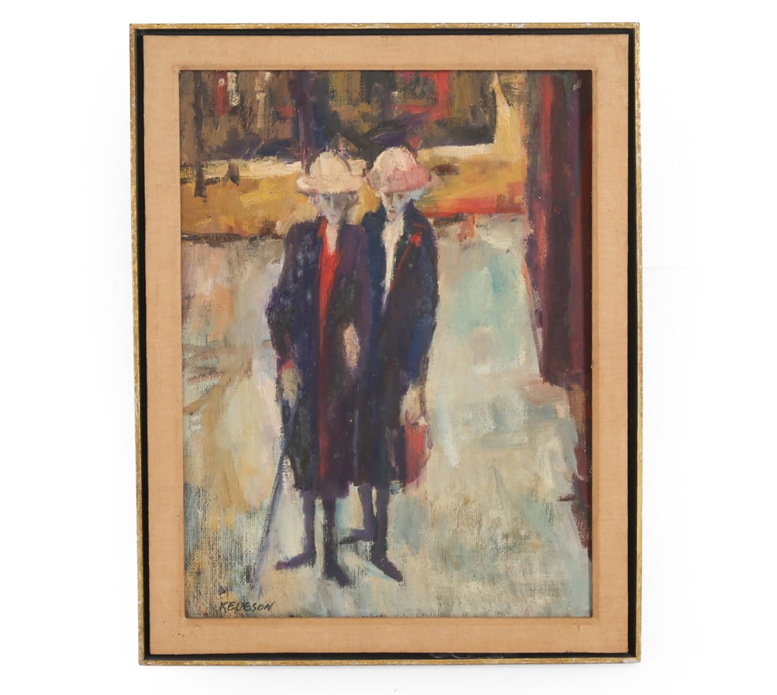 FLORENCE KEVESON "A WALK DOWN THE STREET" O/C (1 of 1)