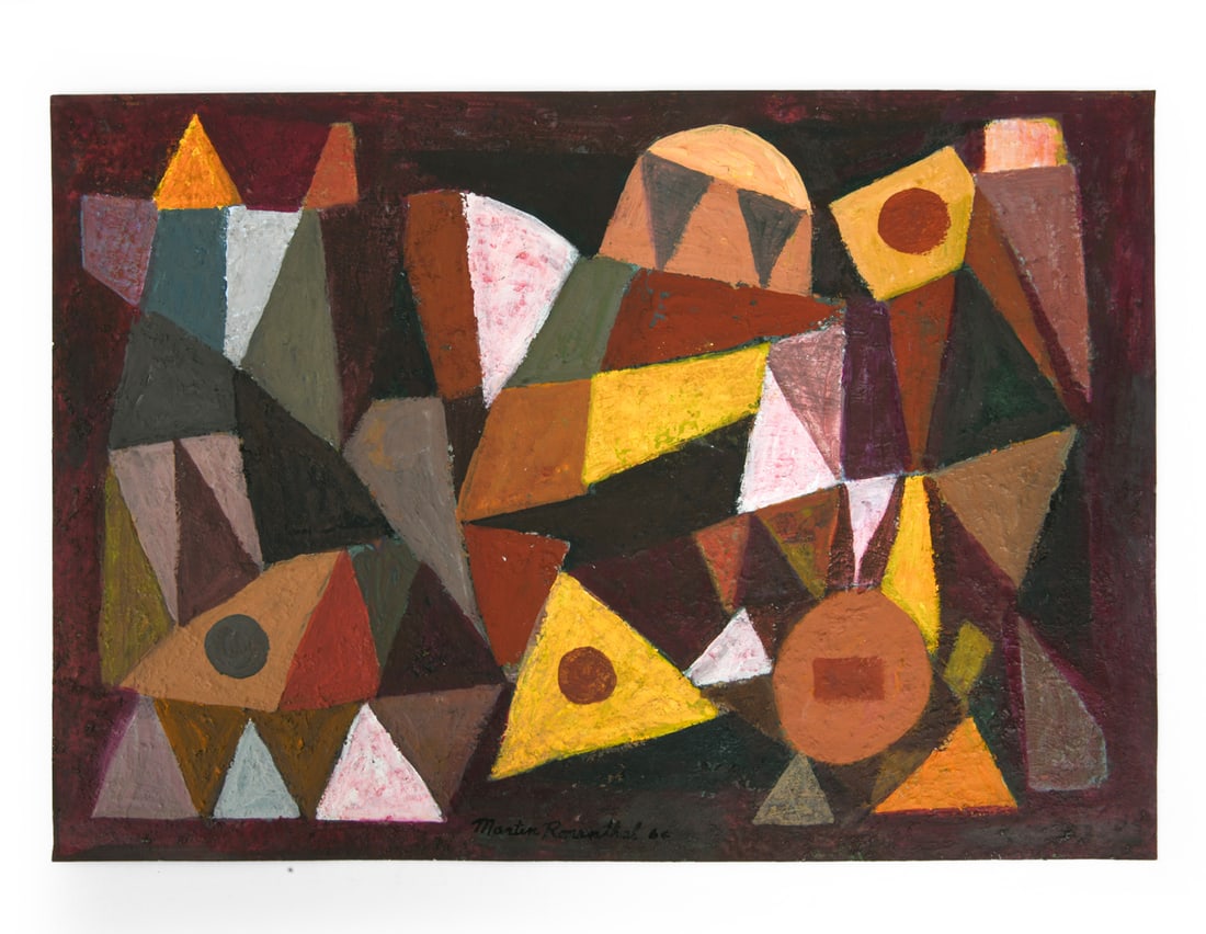 MARTIN ROSENTHAL (1899-1974) MIXED MEDIA (1 of 4)