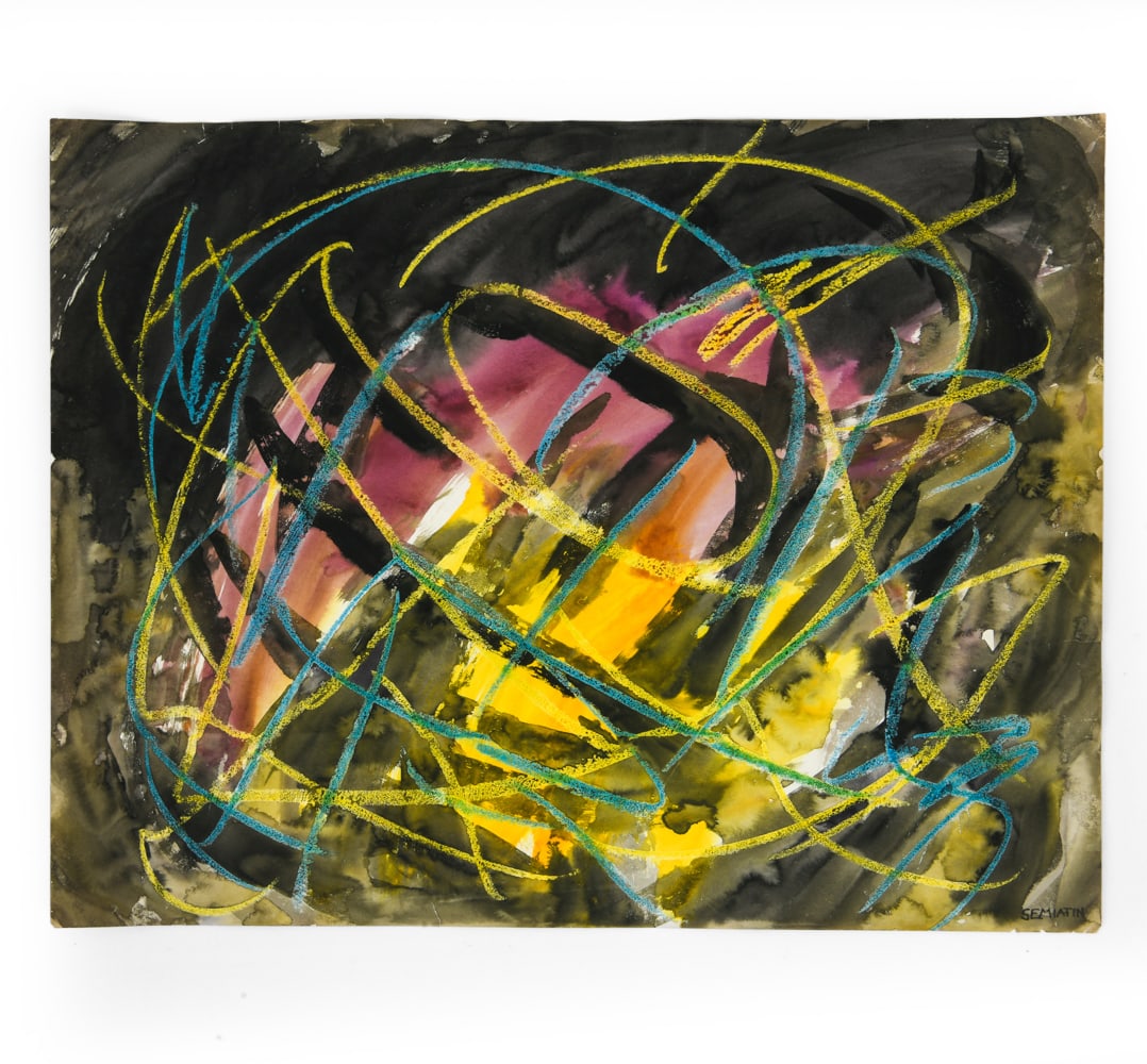 JACOB SEMIATIN (1915-2003) MIXED MEDIA (1 of 5)