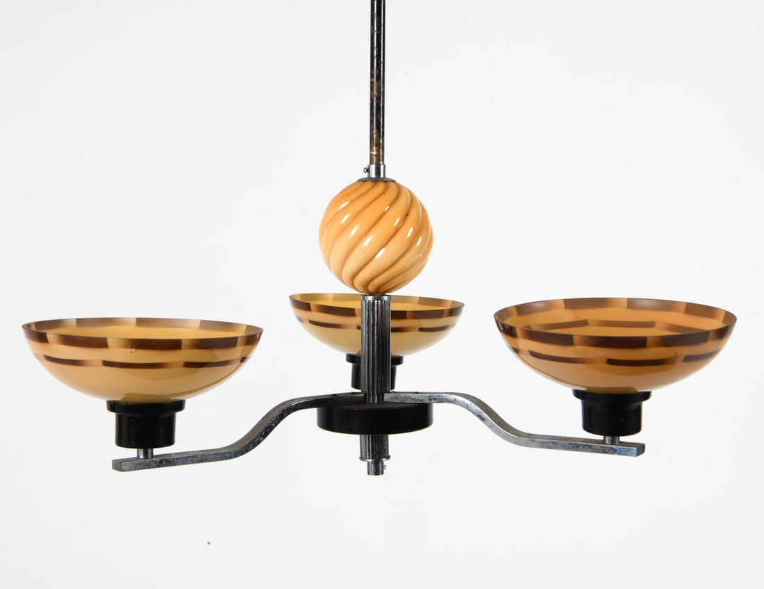 ART DECO SWEDISH CHANDELIER 1930S (1 of 10)