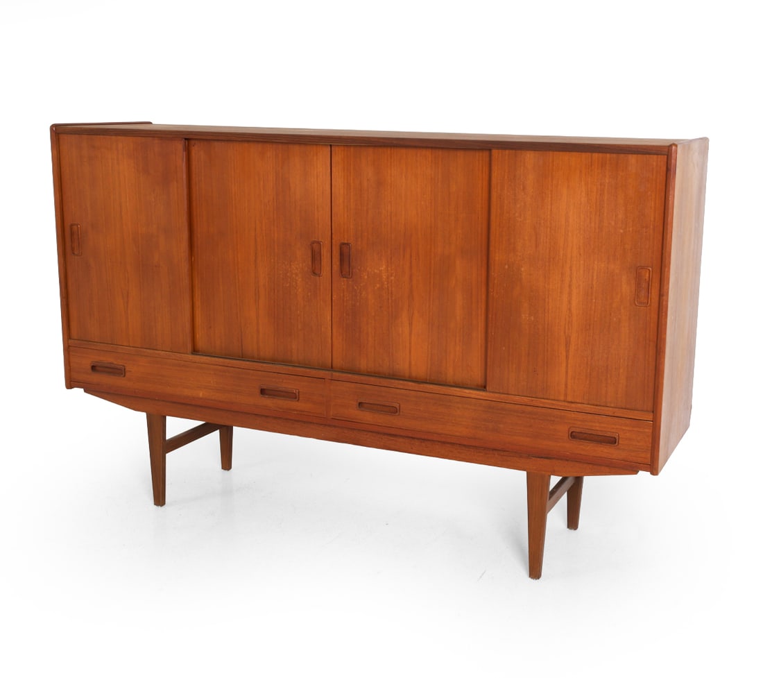 ERIK JENSEN DANISH TEAK SIDEBOARD C. 1960S (1 of 19)