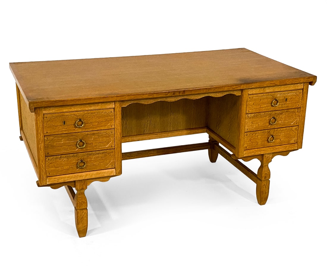 HENNING KJAERNULF STYLE OAK WRITING DESK (1 of 15)