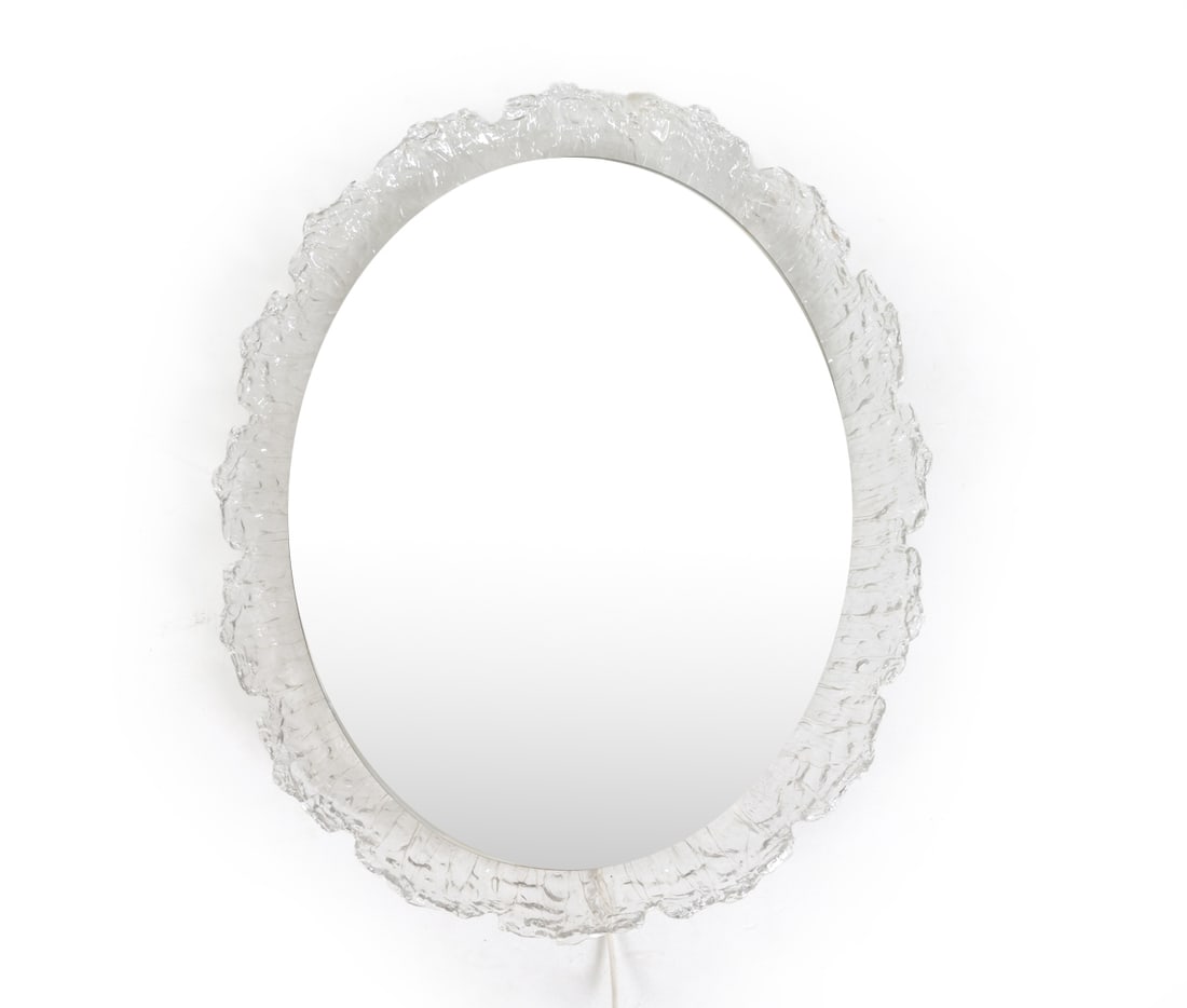 HILLEBRAND GERMAN LUCITE ILLUMINATED MIRROR 1970S (1 of 12)
