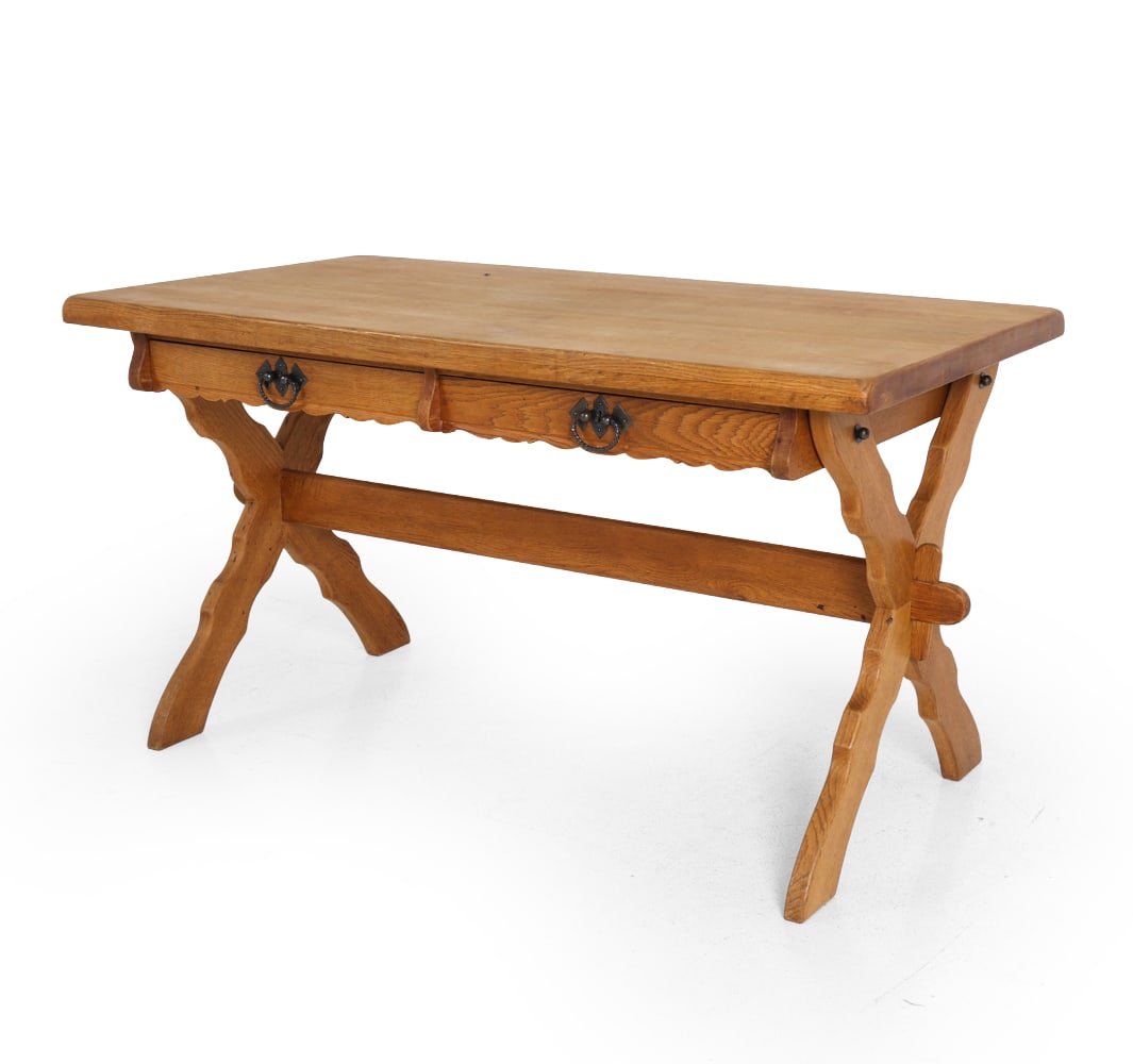 KJAERNULF STYLE DANISH OAK DESK C. 1970S (1 of 16)