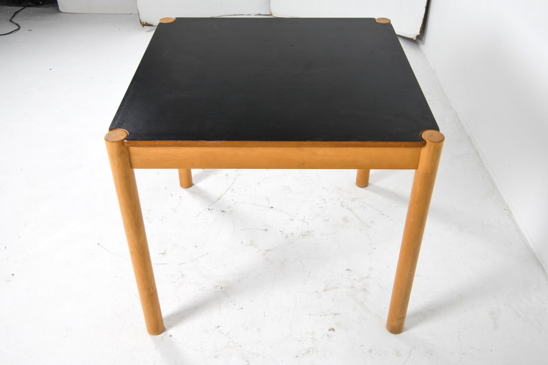 JORGEN BAEKMARK DANISH BEECH SIDE TABLE C. 1960S - 10