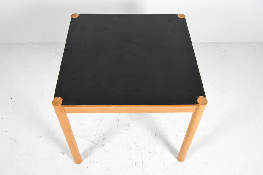 JORGEN BAEKMARK DANISH BEECH SIDE TABLE C. 1960S - 7