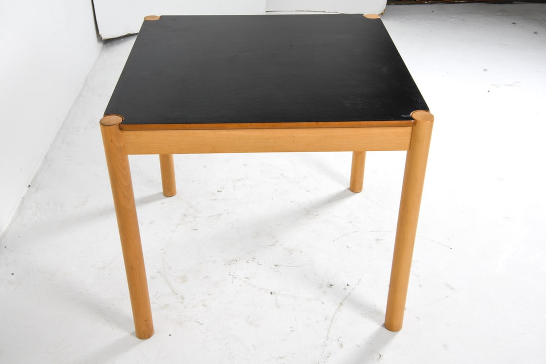 JORGEN BAEKMARK DANISH BEECH SIDE TABLE C. 1960S - 8