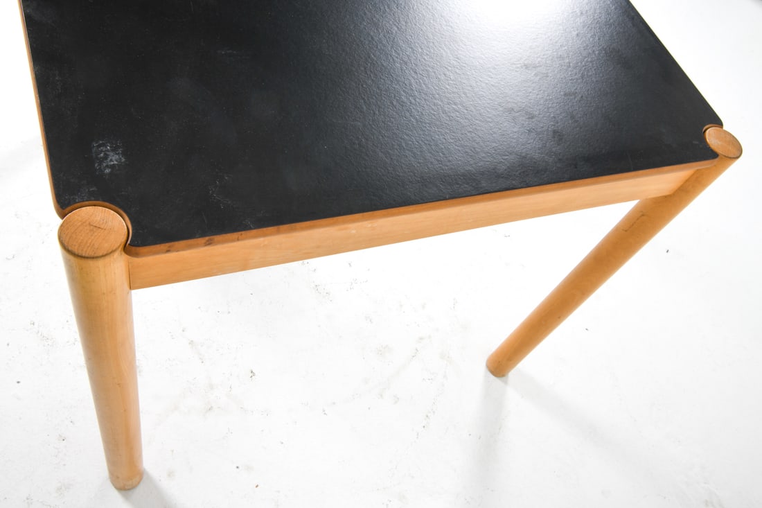 JORGEN BAEKMARK DANISH BEECH SIDE TABLE C. 1960S - 9