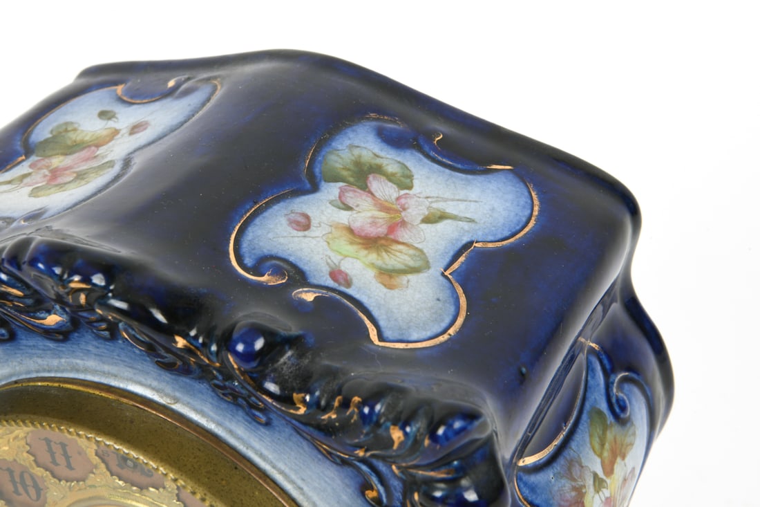 WILLIAM L. GILBERT CLOCK CO. PORCELAIN CLOCK - 3
