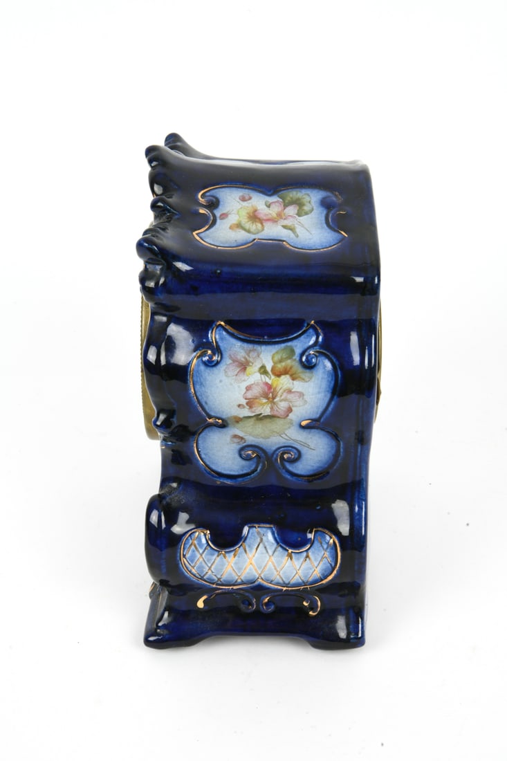 WILLIAM L. GILBERT CLOCK CO. PORCELAIN CLOCK - 7
