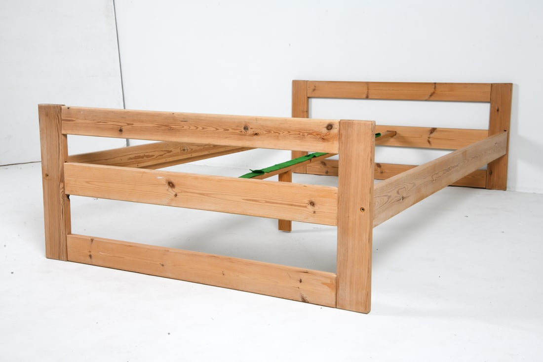 SCANDINAVIAN PINE BED FRAME C. 1970S - 4
