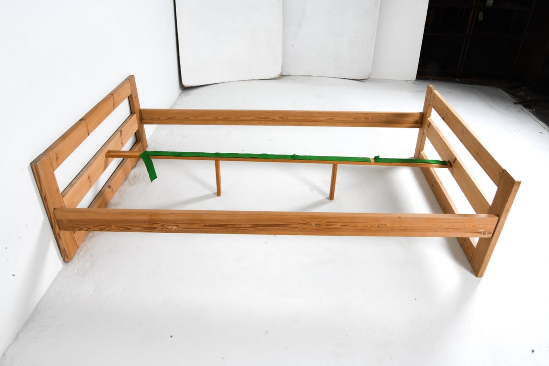 SCANDINAVIAN PINE BED FRAME C. 1970S - 5