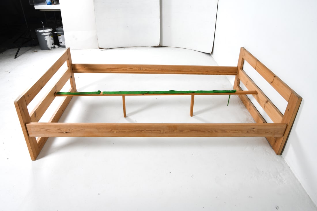 SCANDINAVIAN PINE BED FRAME C. 1970S - 6