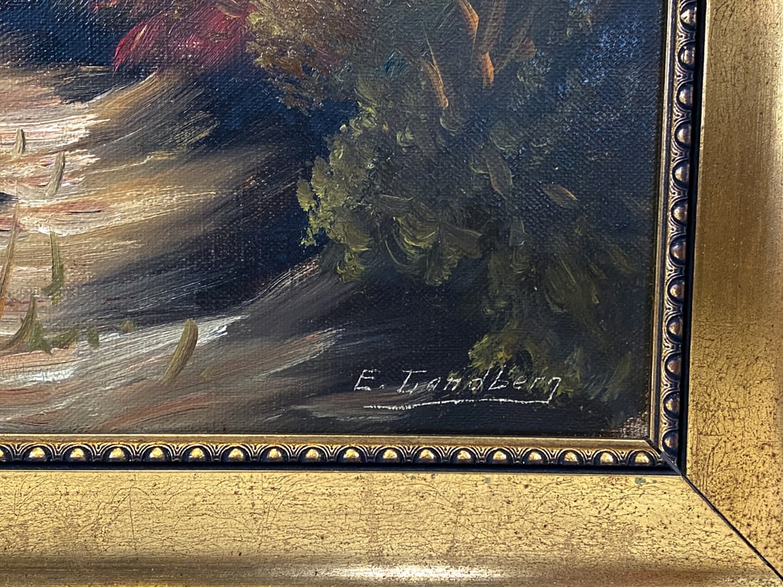 DANISH RIVER LANDSCAPE O/C - 3