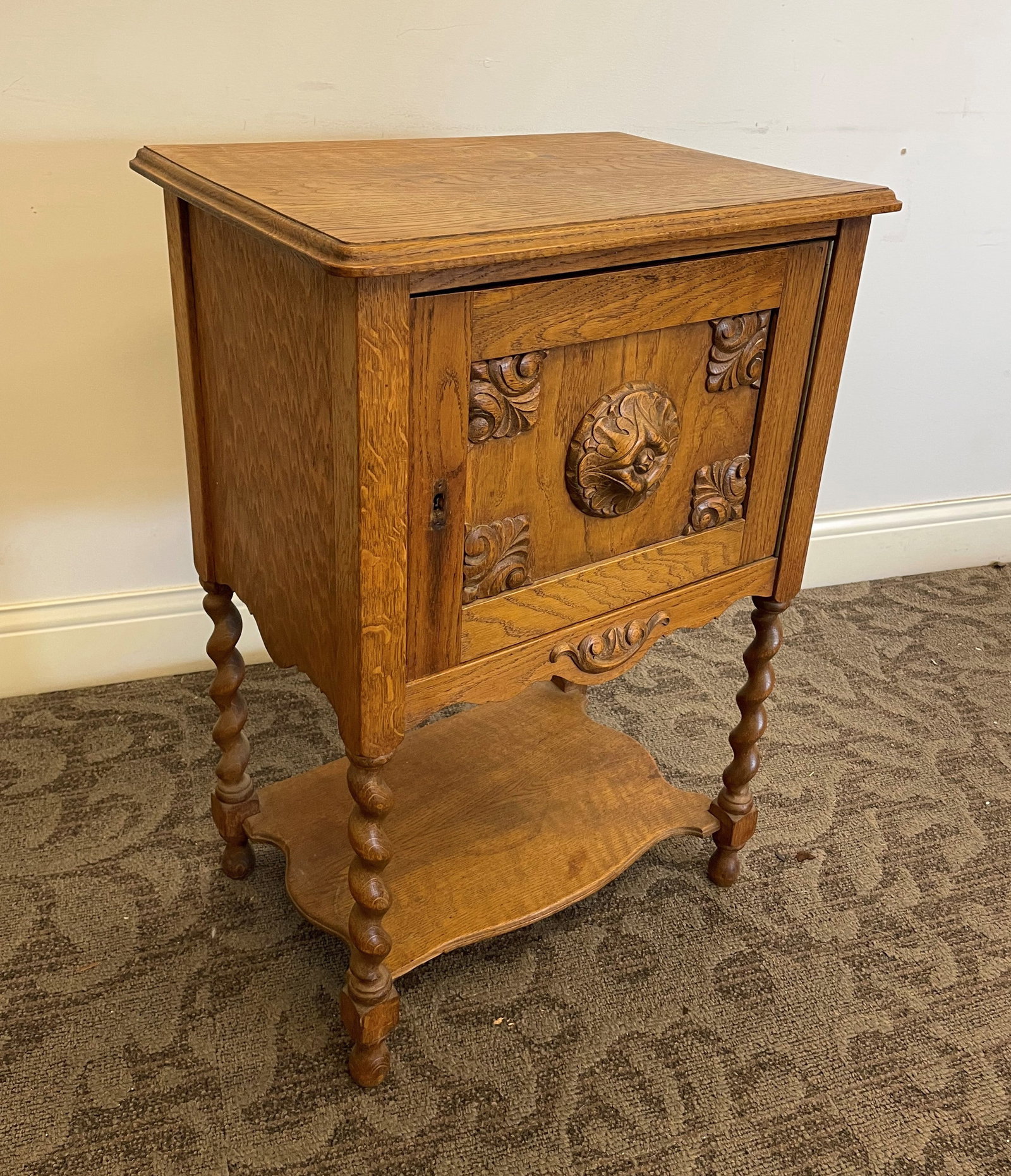 DANISH OAK SIDE CABINET C. 1970S (1 of 18)