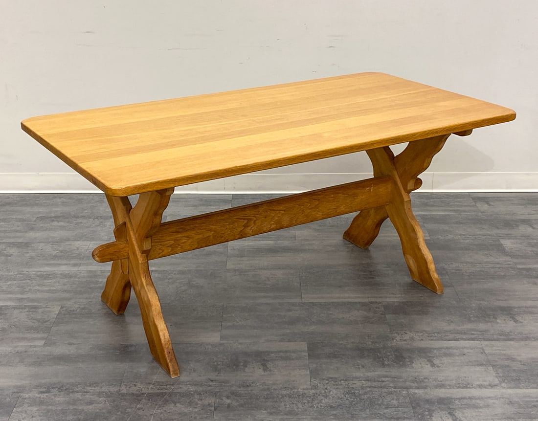 KJAERNULF STYLE DANISH OAK DINING TABLE C. 1970S (1 of 17)