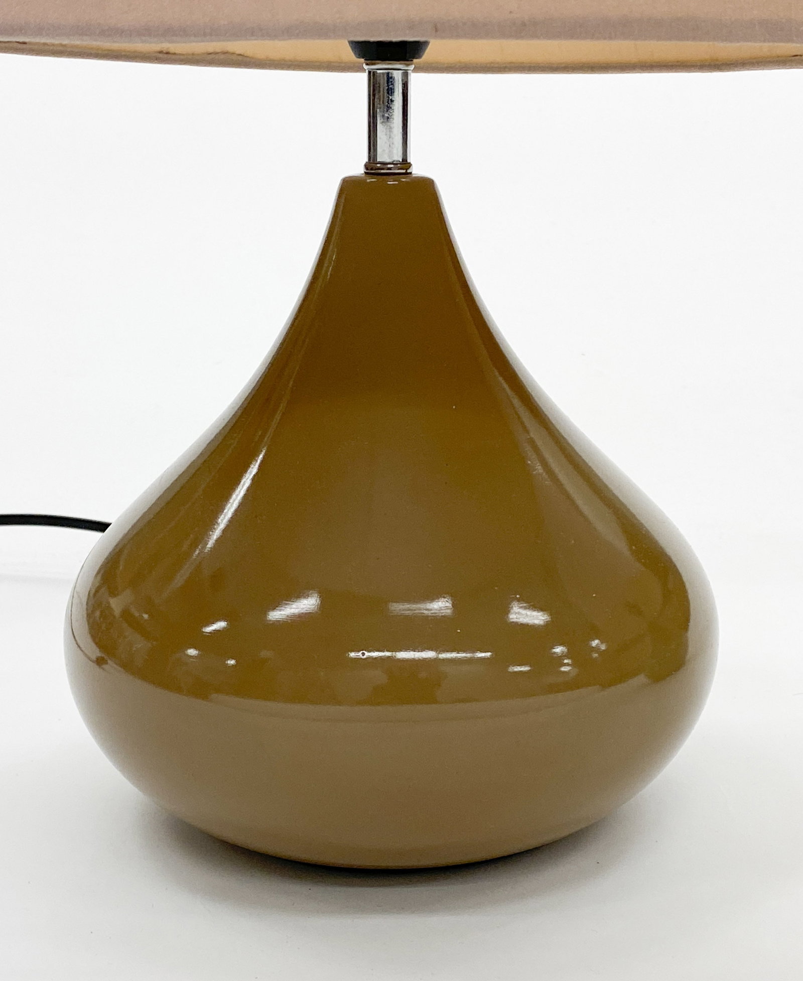 PAIR DAELLS BOLIGHUS CERAMIC TABLE LAMPS - 3