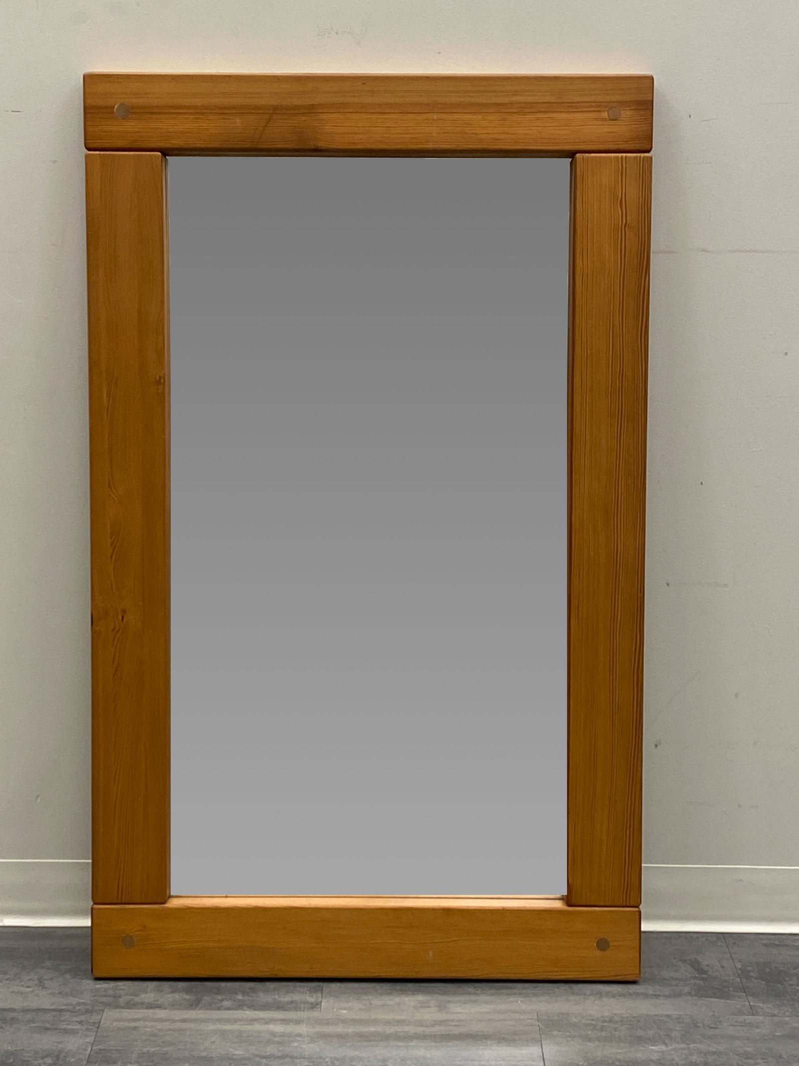 SCANDINAVIAN PINE WALL MIRROR (1 of 6)