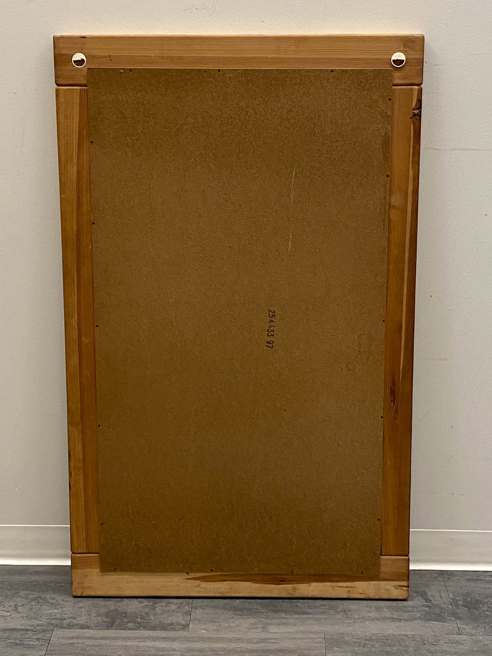 SCANDINAVIAN PINE WALL MIRROR - 5