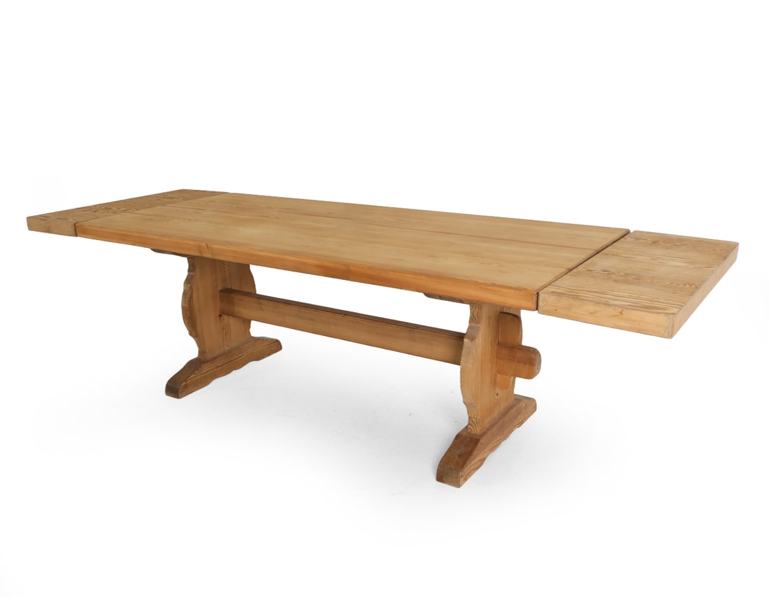 ATTR KROGENAES MOBLER PINE EXTENDING DINING TABLE - 2