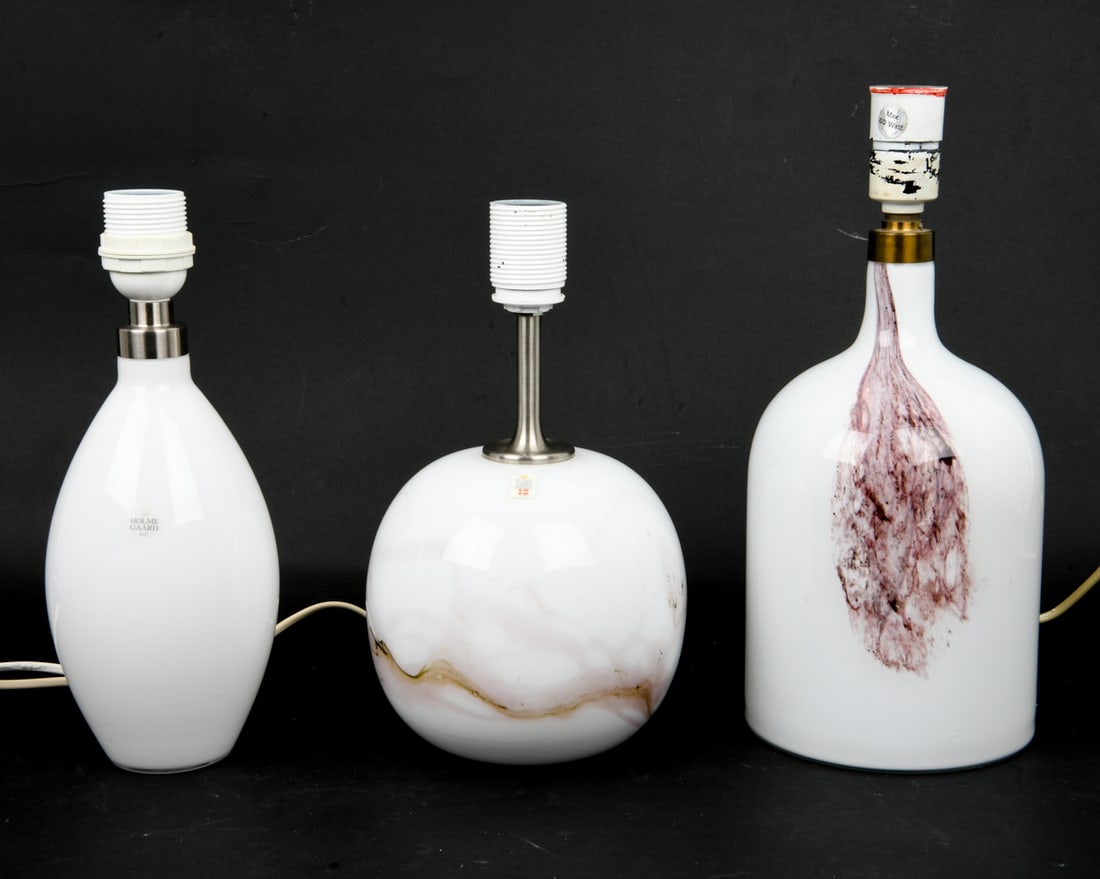 HOLMEGAARD GLASS TABLE LAMP GROUPING (1 of 17)