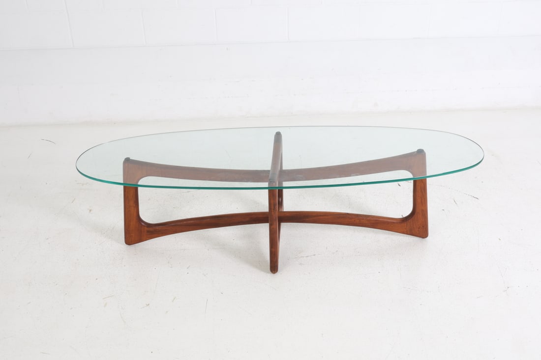 ADRIAN PEARSALL WALNUT COFFEE TABLE - 4