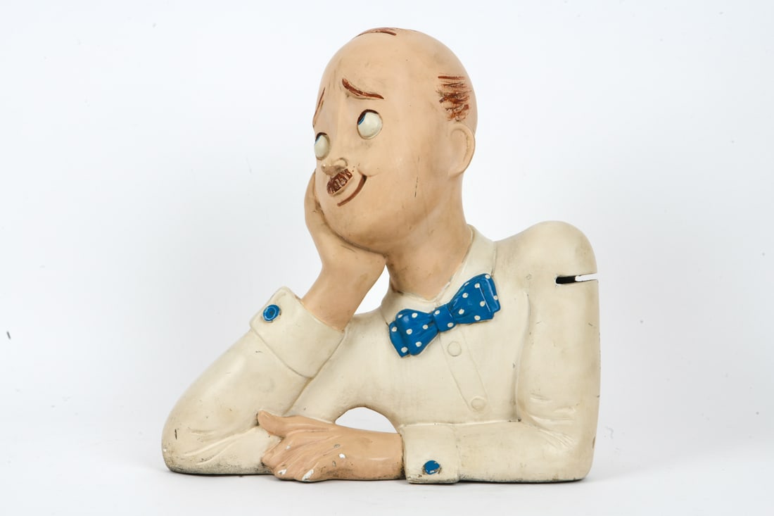 FIGURE BUST PLASTER SCULPTURE - 7