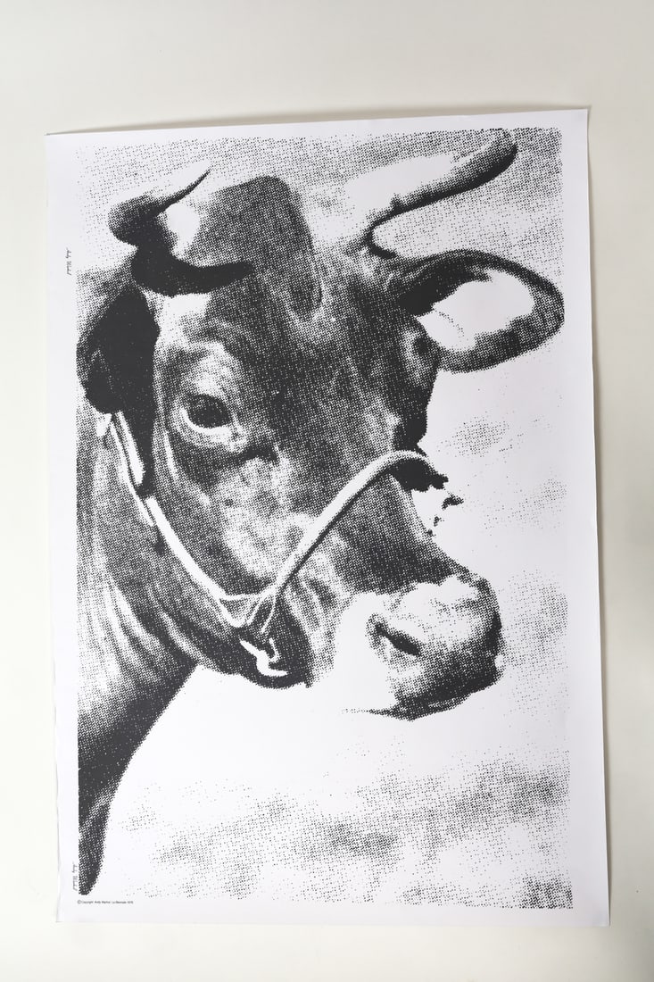 ANDY WARHOL "COW" SCREENPRINT - 2