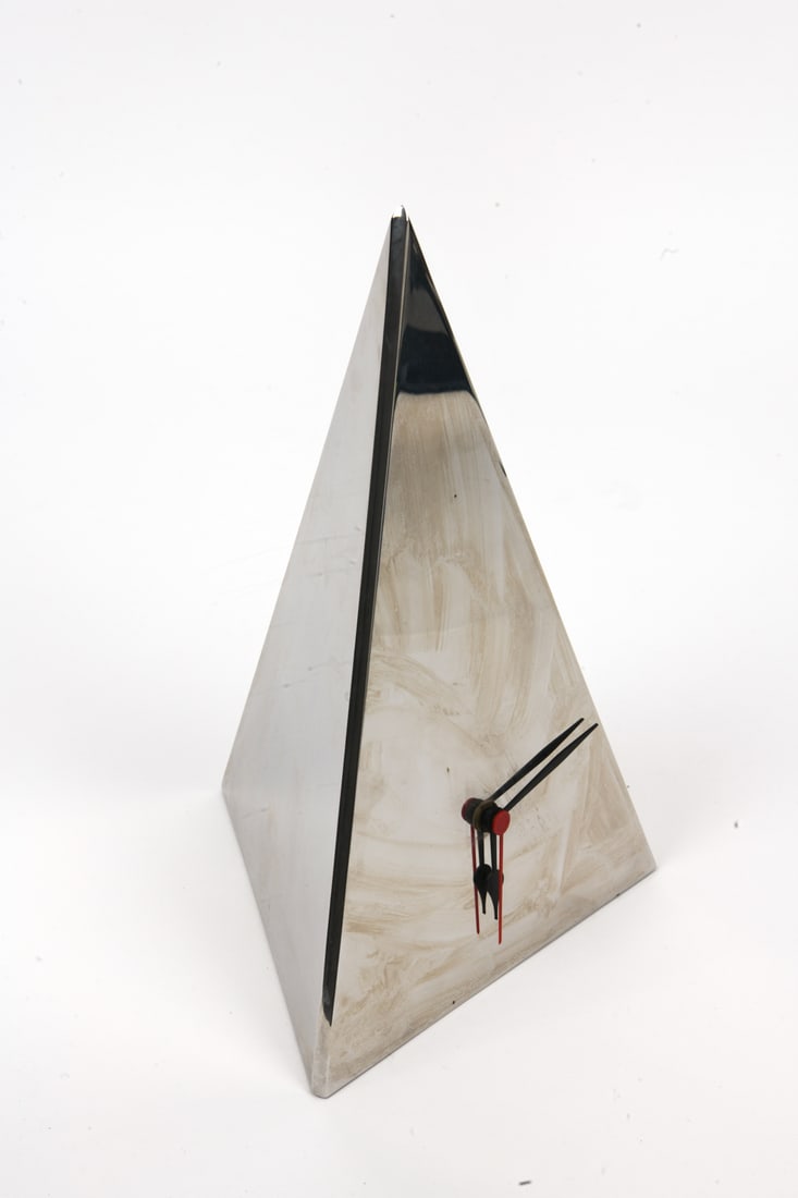 JUNGHANS GERMAN PYRAMID TABLE CLOCK - 2