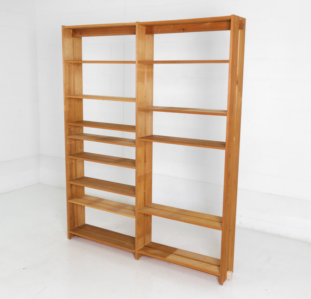 SCANDINAVIAN PINE BOOKCASE - 2
