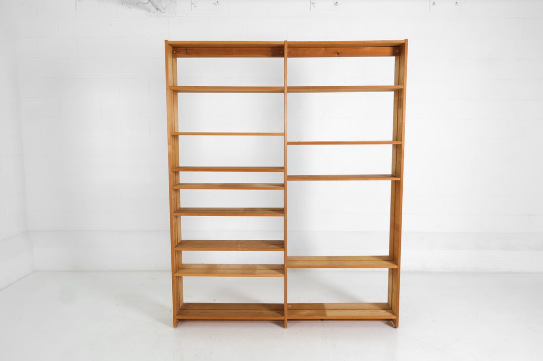 SCANDINAVIAN PINE BOOKCASE - 4