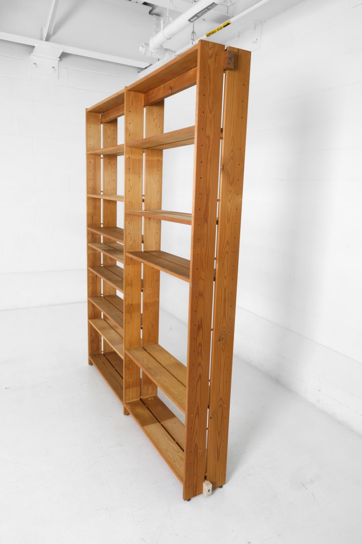 SCANDINAVIAN PINE BOOKCASE - 5