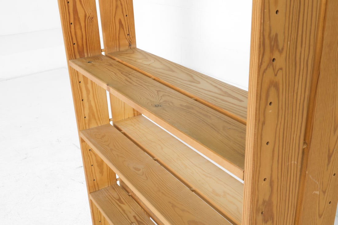SCANDINAVIAN PINE BOOKCASE - 7