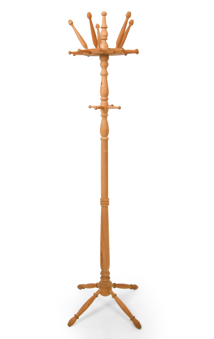 DANISH BEECH COAT RACK (1 of 9)