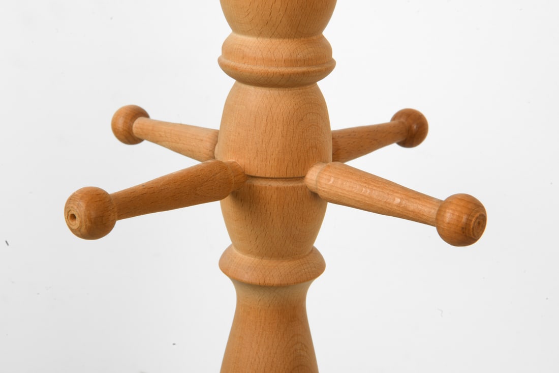 DANISH BEECH COAT RACK - 5