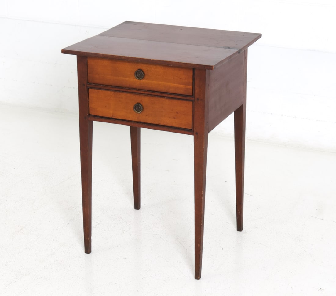 FEDERAL STYLE CHERRY SIDE TABLE - 2