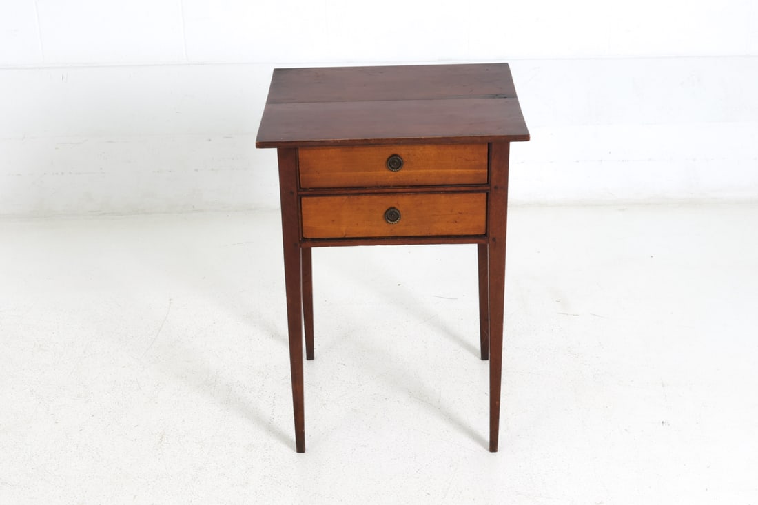FEDERAL STYLE CHERRY SIDE TABLE - 4