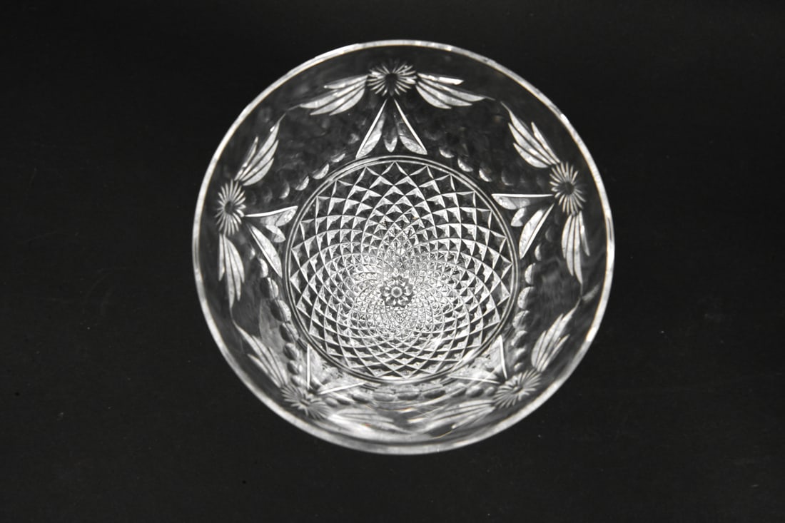 STUART CRYSTAL WINE STEMWARE GROUPING - 10