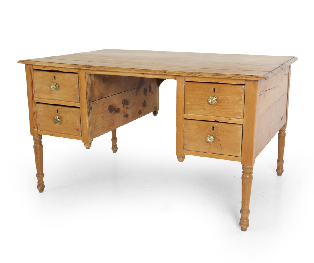 ANTIQUE RUSTIC PINE DESK (1 of 19)