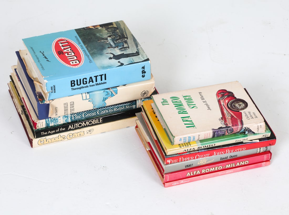 VINTAGE AUTOMOBILE AND SPORTS CAR BOOKS (1 of 11)