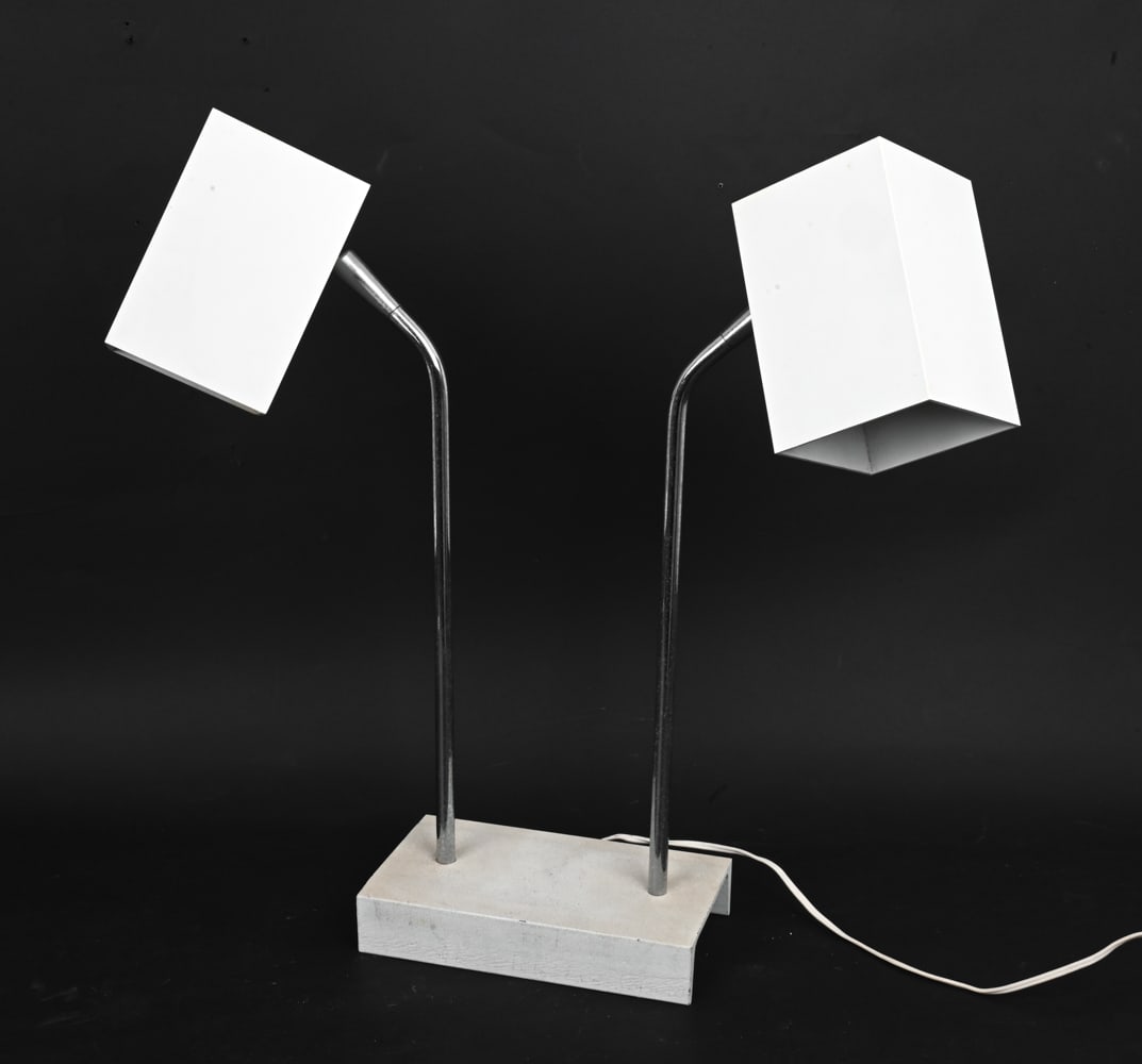 ROBERT SONNEMAN FOR KOVACS CUBE TABLE LAMP - 2