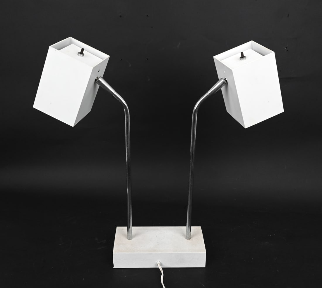 ROBERT SONNEMAN FOR KOVACS CUBE TABLE LAMP - 9