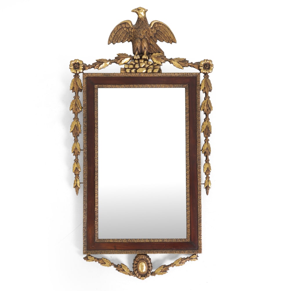 19TH C. FEDERAL STYLE WITH EAGLE GILT MIRROR (1 of 9)