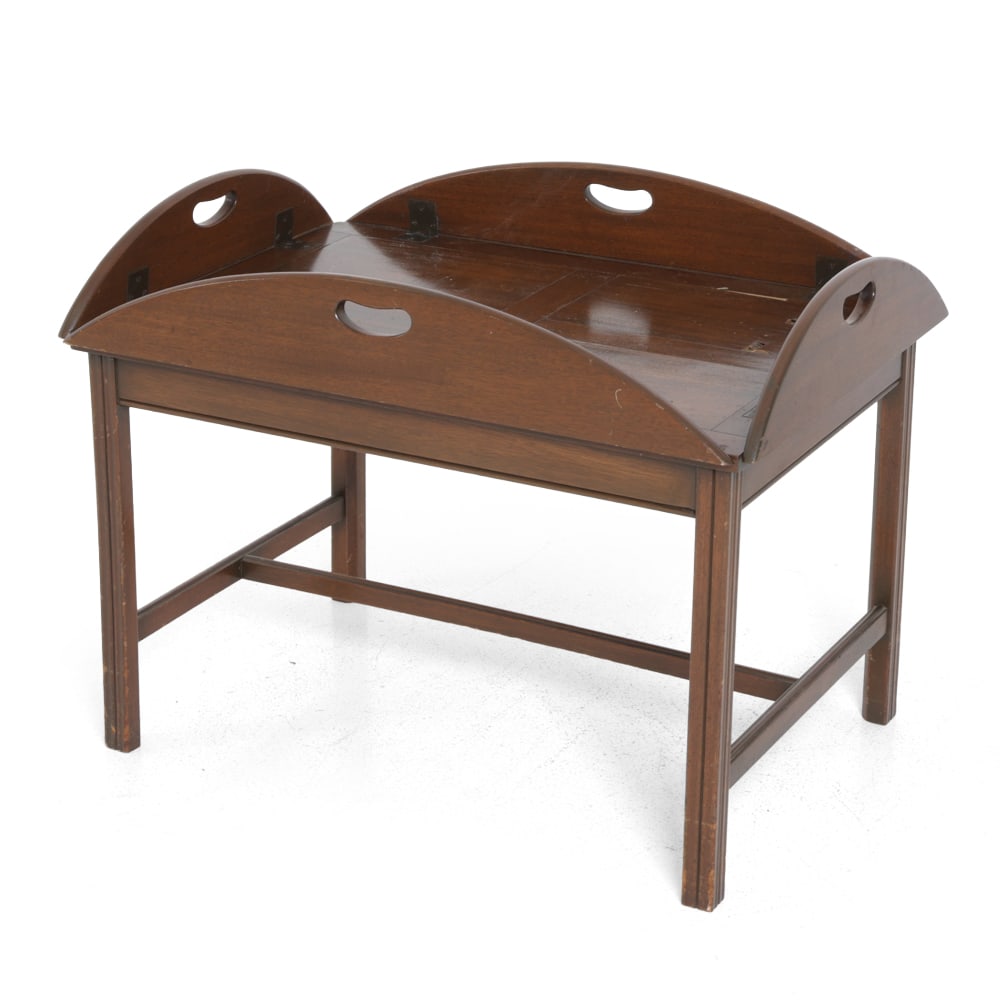 CHIPPENDALE STYLE MAHOGANY BUTLER TABLE (1 of 16)