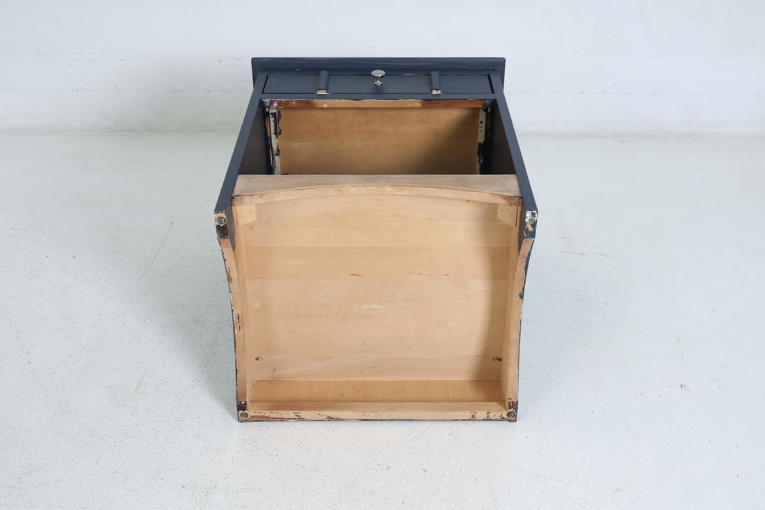 PAINTED PINE NIGHTSTAND SIDE TABLE - 13
