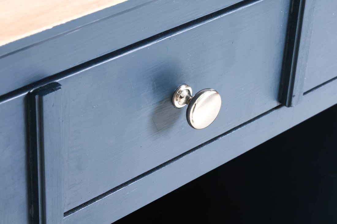 PAINTED PINE NIGHTSTAND SIDE TABLE - 9