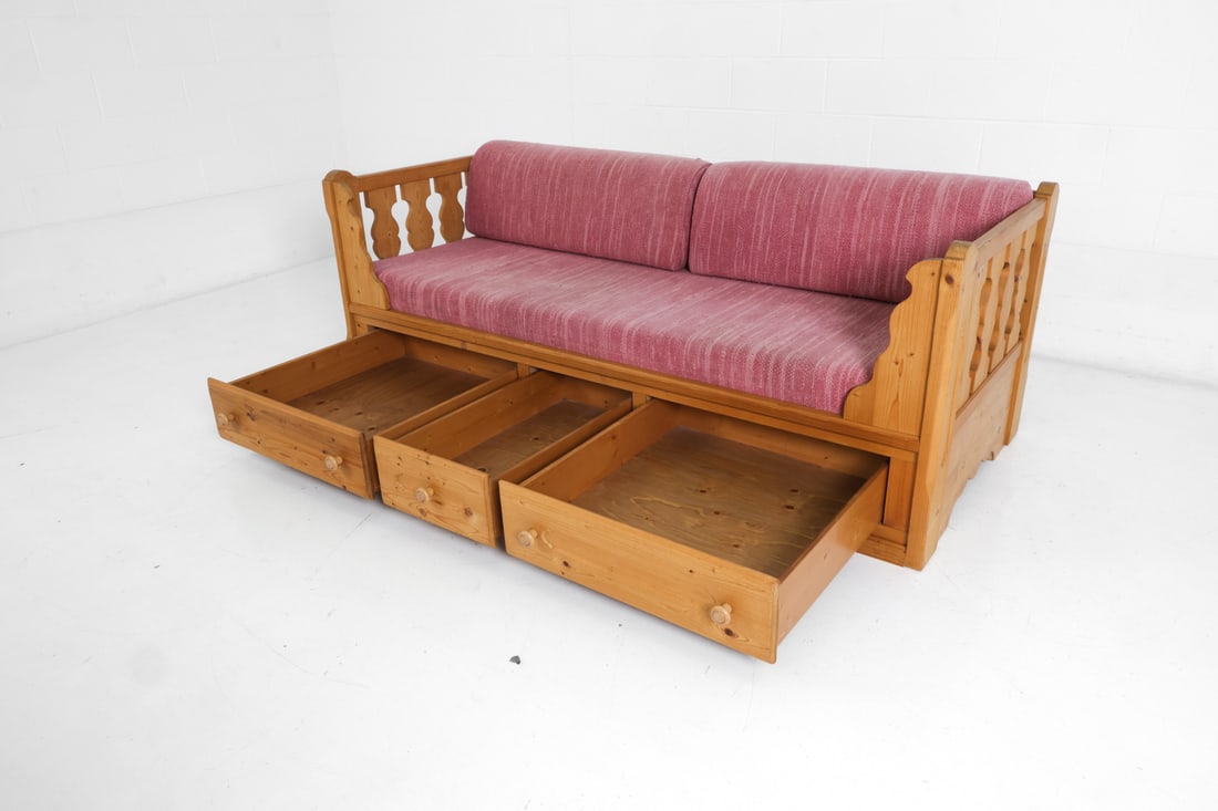 VOGLAUER AUSTRIAN PINE SOFA DAYBED - 8