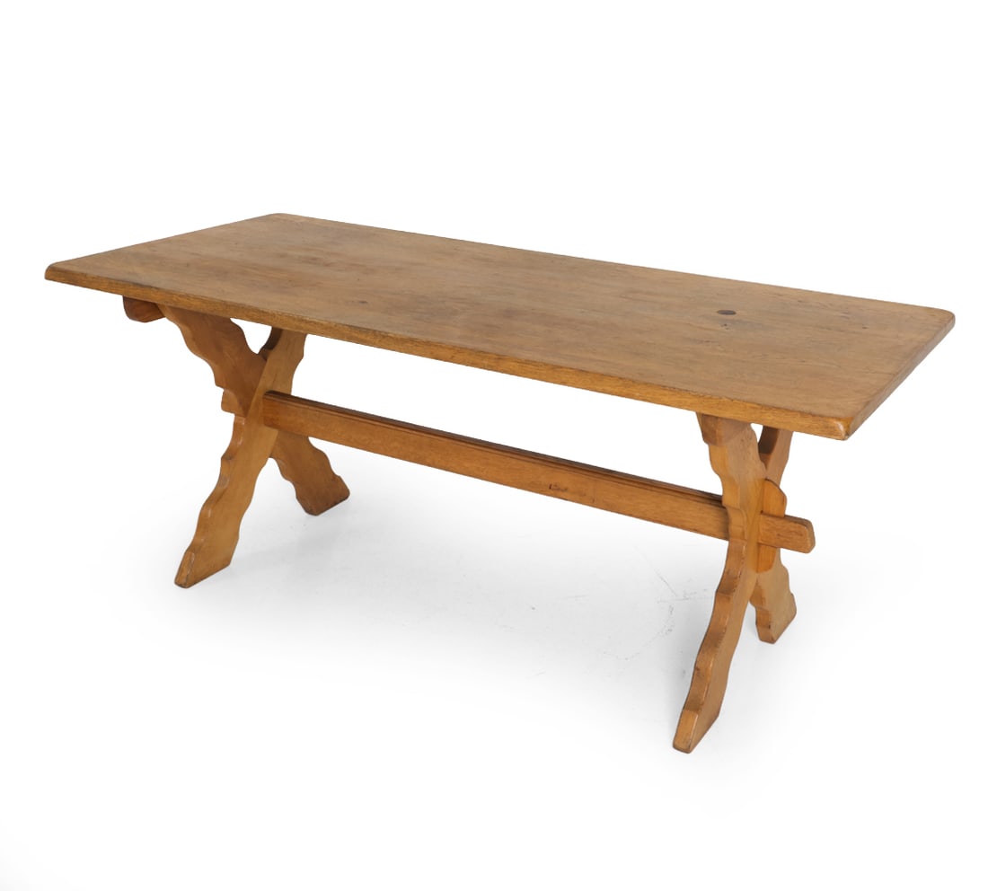 ATTR. HENNING KJAERNULF DANISH OAK DINING TABLE (1 of 17)