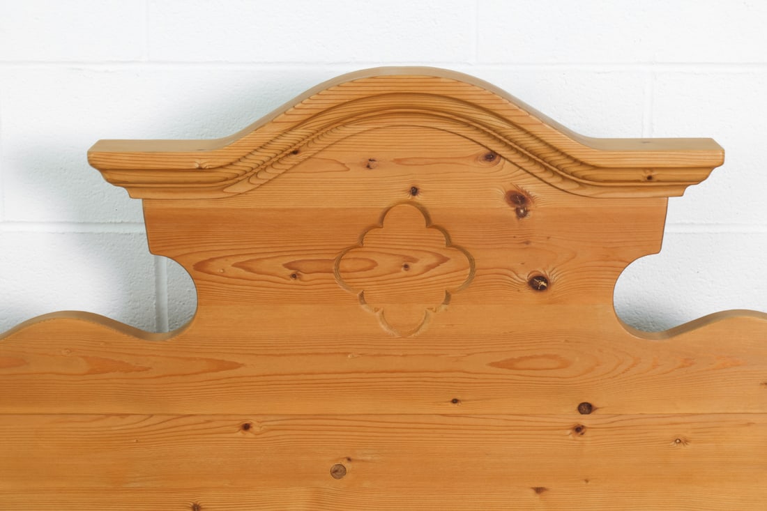 VOGLAUER AUSTRIAN PINE KING BED FRAME - 7