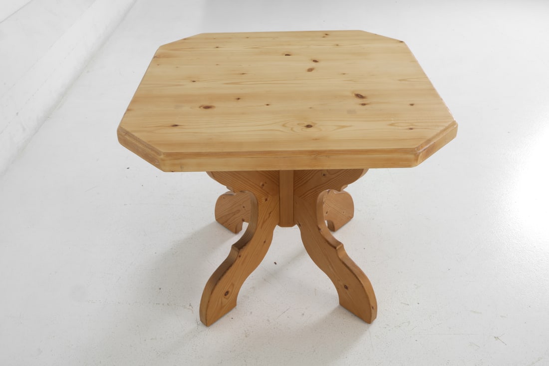 VOGLAUER AUSTRIAN PINE SIDE TABLE - 7